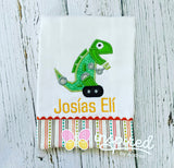 Mechanical Dinosaur Burp Cloth