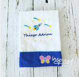 Universe Themed Hooded Towel and Two Burp Cloths.